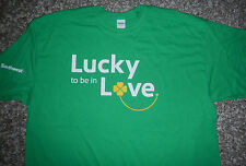 Southwest Airlines Logo SWA Lucky to be in Love St Patricks Day Tee Shirt Sz 2XL picture