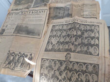 June 1921 Pueblo Chieftain newspaper FLOOD, May 1920 Nay's Greater Minstrels vtg picture