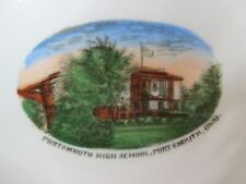 Vintage Portsmouth, OH High School Souvenir Plate, Made in Germany picture