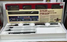 Lemax Village Express Train System 1998 Locomotive & 3 cars Track picture