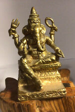 vintage bronze Ganesh the Elephant god 4 1/2” high picture