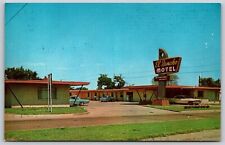 Postcard The New El Rancho Motel, Okmulgee, Oklahoma V142 picture