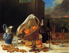 Dream-art Oil painting pot Luncheon-Still-Life-1860-John-Francis-oil-painting @@ picture