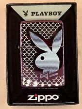 Playboy 24747 Purple Abyss Engraved w/ Bunny Logo Zippo Lighter NEW In Box Rare picture