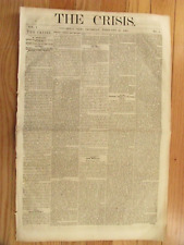 ABRAHAM LINCOLN ELECTED 1861 OHIO COPPERHEAD NEWS picture