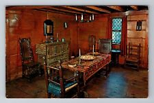 Deerfield, MA-Massachusetts, Wells-Thorn House Keeping Room , Vintage Postcard picture