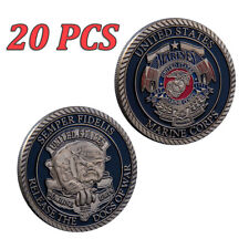 20PCS USA Marine Corps Medal Craft Collectible Challenge Coin Commemorative Coin picture