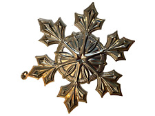2007 Gorham Sterling Silver Christmas Snowflake Ornament 3.5