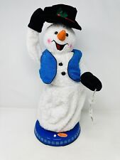 Gemmy Snowflake Spinning Snowman Animated Singing Dancing Snow Miser 2002 - READ picture