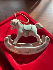 Lenox 2016 Baby's 1st Christmas rocking horse  Ornament   picture