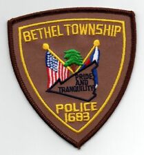 PENNSYLVANIA PA BETHEL TOWNSHIP POLICE 2 OF 2 NEW PATCH SHERIFF picture