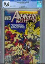 AVENGERS WEST COAST #86 CGC 9.6, 1992, SPIDER-MAN APPEARANCE, NEW CASE picture