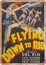 Metal Sign - Flying Down to Rio (1933) - Vintage Look picture