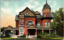 Postcard Governor's Mansion in Topeka, Kansas picture