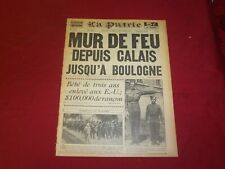 1940 SEPTEMBER 21 LA PATRIE NEWSPAPER-FRENCH- MUR DE FEU DEPUIS CALAIS - FR 1758 picture