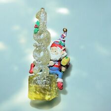 ENESCO CHRISTMAS ORNAMENT:NORTH POLE VILLAGE :WEE TREE TRIMMER CARVER  1992 picture