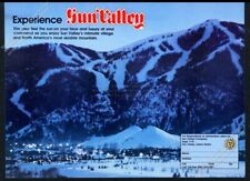 1979 Sun Valley ski area twilight winter mountain photo vintage print ad picture