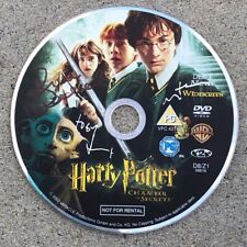 Julia Walters (M Weasley) & Toby Jones (Dobby) Signed HP Chamber of Secrets DVD picture