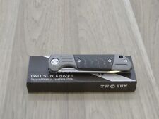 Twosun TS49 Gentleman Folding Pocket Knife with Clip,D2 Stainless steel picture