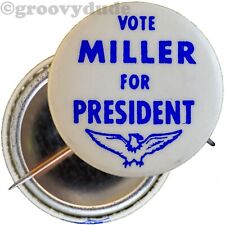 1976 Vote Ernest Miller President Restoration Party Campaign Pin Pinback Button picture