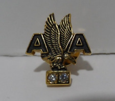 VTG American Airlines 20 year Service Award Pin Lapel Tie Tack Tac 2 Diamonds picture