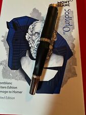Brand New in Box MONTBLANC Writers Edition Homage to Homer fountain pen 117876 picture