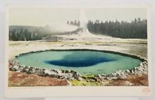 Postcard Castle Geyser, Yellowstone Park Posted 1908 picture