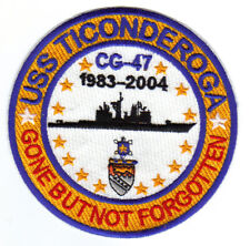 USS TICONDEROGA CG-47, 1983-2004,  GONE BUT NOT FORGOTTEN picture