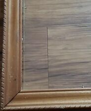 Vintage/Antique Wooden Frame with Glass, 1950's - 1960's, Measures 20.5