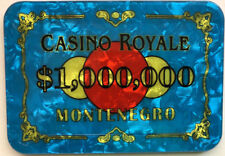 $1,000,000 JAMES BOND CASINO ROYALE POKER PLAQUE picture