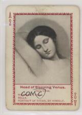 1897 Cincinnati Famous Paintings Green Back Red Front Head of Sleeping Venus 0w6 picture