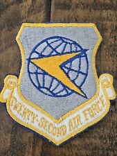 1950s USAF 22nd Air Force Japanese Made 5 Inch Squadron Patch L@@K picture