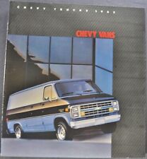 1985 Chevrolet Van Truck Catalog Brochure G10 G20 G30 Excellent Original 85 picture