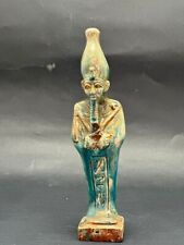 Rare Ancient Egyptian Antiquities Statue Of The Sun Goddess Amon Ra Egyptian BC picture