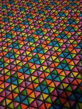 Multi color small triangles on Black Pillowcase  Pillow Case 274594 picture
