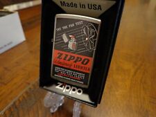 1930'S VINTAGE ZIPPO AD TRY THE FAN TEST REMAKE ZIPPO LIGHTER MINT IN BOX picture