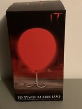  IT Pennywise Red Balloon Lamp New in BoxWarner Brothers  picture