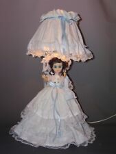 Doll Lamp Vintage Lace Lampshade and Dress Victorian style picture