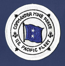 US Navy Commander Mine Force Pacific Fleet Rear Admiral Patch picture