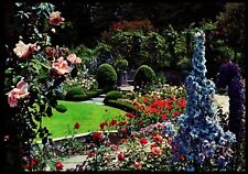 Vintage Postcard Butchart Gardens British Columbia Flowers Landscape picture