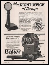 1926 Baker Raulang Co. Cleveland Ohio Electric Tractors &Trucks Vintage Print Ad picture