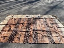 Huge Vintage Polynesian  Tapa Bark Cloth Textile Pacific Islands   144”x84” picture