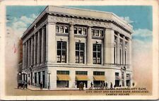 Postcard Grand Rapids National City Bank, Campau Square, Michigan picture