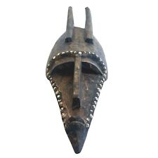 Hand Carved Tribal Mask Unknown Provenance Likely West or Central Africa picture