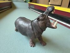 Papo HIPPO ADULT MOUTH OPEN Figure 2007 Animal Wildlife Safari Hippopotamus Toy picture