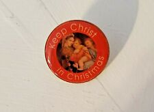 'Keep Christ in Christmas' lapel pin picture