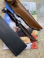 NEW CUTCO 1769 DD Serrated Hunting Knife Classic Brown w/ Leather Sheath USA picture
