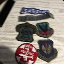 Vintage lot of (6) Military Navy Patches picture