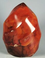 RARE Natural flame Red Carnelian agate Crystal Freeform from Madagascar picture