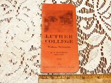 Vintage LUTHER COLLEGE; Wahoo, Nebraska Notepad picture